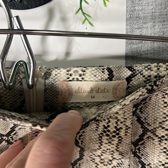 Altr’d Stade Snakeskin Printed Skirt - Picture 3 of 5